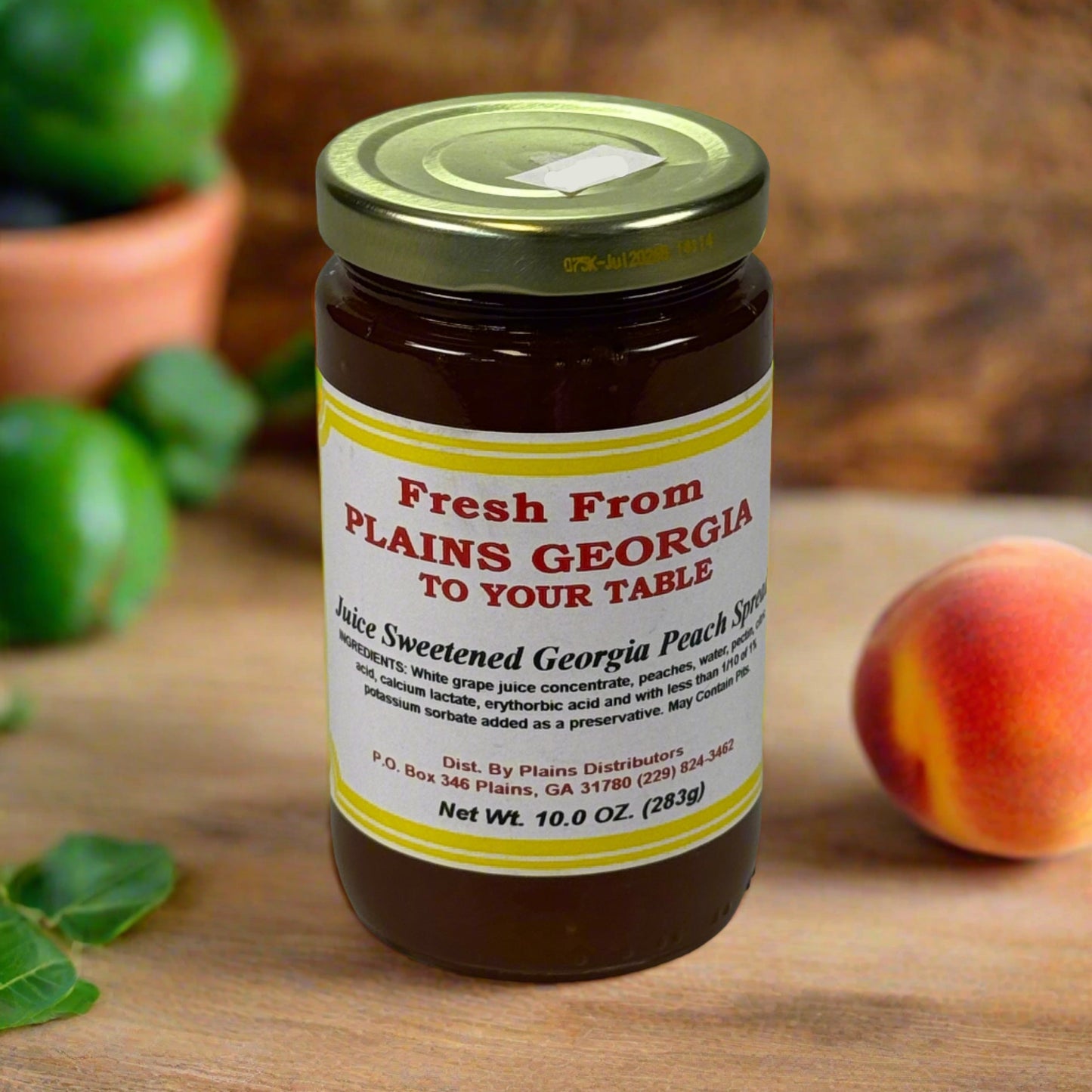 Spread - Juice Sweetened Georgia Peach